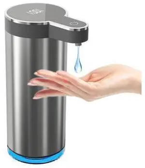 Automatic Liquid Soap Dispenser, 12oz Rechargeable Touchless Hand Soap Dispenser, 4 Levels Adjustable Infrared Sensor Dish Soap Dispenser for Bathroom,Kitchen,Hotel Automatic Liquid Soap Dispenser, 12oz Rechargeable Touchless Hand Soap Dispenser, 4 Levels Adjustable Infrared Sensor Dish Soap Dispenser for Bathroom,Kitchen,Hotel