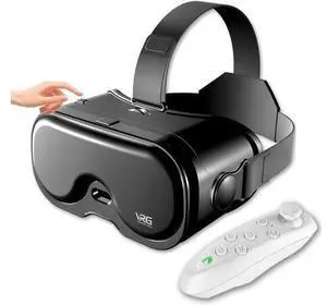 VR Headset for Phone with Controller,Adjustable 3D Glasses Compatible 5~7 inch,Anti-Blue Eyes Protected HD Lenses,for Mobile Games & Movies VR Headset for Phone with Controller,Adjustable 3D Glasses Compatible 5~7 inch,Anti-Blue Eyes Protected HD Lenses,for Mobile Games & Movies