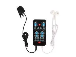 Voice Changer with 10 Sound Changing Modes, Handheld Sound Card Functions, Voice Changer Device Portable Design for Mobile Phone Computer DJs Music Studio Recording Voice Changer with 10 Sound Changing Modes, Handheld Sound Card Functions, Voice Changer Device Portable Design for Mobile Phone Computer DJs Music Studio Recording