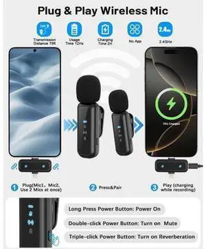 Vlogging Kit for iPhone/Android, 71" Selfie Stick Tripod for iPhone with Fill Light, Wireless Microphone & Remote, 360° Rotation Phone Tripod for TikTok/YouTube Content Creator Essentials Starter Kit Vlogging Kit for iPhone/Android, 71" Selfie Stick Tripod for iPhone with Fill Light, Wireless Microphone & Remote, 360° Rotation Phone Tripod for TikTok/YouTube Content Creator Essentials Starter Kit