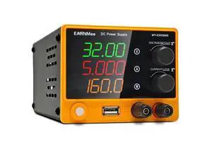 DC Power Supply Variable, 30V 5A Adjustable Lab Bench Power Supply with 4-Digit Display, 18W USB Fast Charging, Output Switch & Protection Adjustment Knob DC Power Supply Variable, 30V 5A Adjustable Lab Bench Power Supply with 4-Digit Display, 18W USB Fast Charging, Output Switch & Protection Adjustment Knob