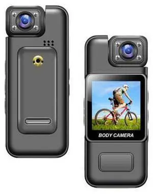 HD 4K Body Cam with 180° Rotating Lens, Smart Motion Detection and IR Cut Auto Night Vision, Cyclic Video, Portable Video Camera for Civilians Police Law Enforcement HD 4K Body Cam with 180° Rotating Lens, Smart Motion Detection and IR Cut Auto Night Vision, Cyclic Video, Portable Video Camera for Civilians Police Law Enforcement