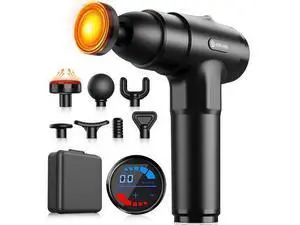 Massage Gun with Heat Deep Tissue Back Massager Neck Massager for Pain Relief,Muscle Percussion Massage Gun, Birthday Gifts for Men Women Dad him Handheld Message Gun with 7Heads&Silent Massage Gun with Heat Deep Tissue Back Massager Neck Massager for Pain Relief,Muscle Percussion Massage Gun, Birthday Gifts for Men Women Dad him Handheld Message Gun with 7Heads&Silent