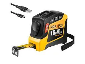 2-in-1 Digital Tape Measure - 16Ft Rechargeable Measuring Tape Ruler Ft/Ft+in/in/M/CM/MM Unit - Metric & Inches Retractable Measurement Tape Tool with Magnetic Tip - Pythagorean, Area, Volume 2-in-1 Digital Tape Measure - 16Ft Rechargeable Measuring Tape Ruler Ft/Ft+in/in/M/CM/MM Unit - Metric & Inches Retractable Measurement Tape Tool with Magnetic Tip - Pythagorean, Area, Volume