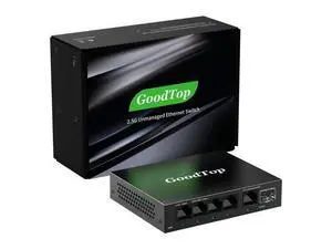 5 Port 2.5Gb Switch, Ethernet Switch Unmanaged 5 x 2.5G Base-T Ports and 1 x 10G SFP+, Multi-Gigabit 10/100/1000Mbps Network Switch, Plug&Play,Metal Housing,Fanless,Desktop/Wall Mount 5 Port 2.5Gb Switch, Ethernet Switch Unmanaged 5 x 2.5G Base-T Ports and 1 x 10G SFP+, Multi-Gigabit 10/100/1000Mbps Network Switch, Plug&Play,Metal Housing,Fanless,Desktop/Wall Mount