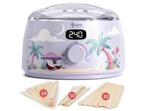 Professional Wax Warmer Machine, 16oz Capacity Wax Heater Hair Removal Kit with Digital Temp Control & Fast Heat, Includes 30 Sticks for Face, Legs, Bikini, Brazilian and Body (Light Purple) Professional Wax Warmer Machine, 16oz Capacity Wax Heater Hair Removal Kit with Digital Temp Control & Fast Heat, Includes 30 Sticks for Face, Legs, Bikini, Brazilian and Body (Light Purple)