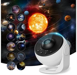 Galaxy Projector Pro for Bedroom, 13 in 1 Planetarium Star Projector with Solar System & Constellation, Night Light for Ceiling - 360° Rotating with Timer, Adjustable Knob, Kids Adults Room Decor Galaxy Projector Pro for Bedroom, 13 in 1 Planetarium Star Projector with Solar System & Constellation, Night Light for Ceiling - 360° Rotating with Timer, Adjustable Knob, Kids Adults Room Decor