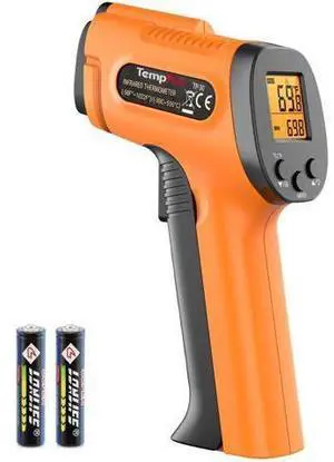 TP30 Infrared Thermometer Gun, Laser Thermometer for Cooking, Pizza Oven, Griddle, Engine, HVAC, Temperature Gun with Adjustable Emissivity & Max Measure -58°F ~1022°F (Previously ThermoPro) TP30 Infrared Thermometer Gun, Laser Thermometer for Cooking, Pizza Oven, Griddle, Engine, HVAC, Temperature Gun with Adjustable Emissivity & Max Measure -58°F ~1022°F (Previously ThermoPro)