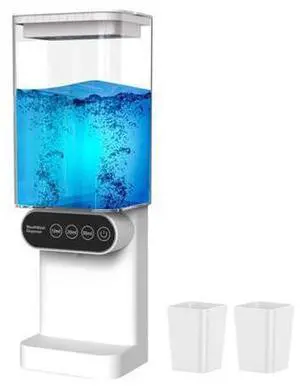 Automatic Mouthwash Dispenser,3 Adjustable Dispensing Levels Mouth Wash Dispenser with 700ml Water Tank & 2 Magnetic Cups for Bathroom Automatic Mouthwash Dispenser,3 Adjustable Dispensing Levels Mouth Wash Dispenser with 700ml Water Tank & 2 Magnetic Cups for Bathroom