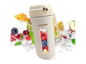 Portable Blender 350ml USB Rechargeable Mini Juicer Cup with Type-C, Upgraded Motor, Personal Smoothie Maker for Travel, White Portable Blender 350ml USB Rechargeable Mini Juicer Cup with Type-C, Upgraded Motor, Personal Smoothie Maker for Travel, White