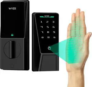 Wyze Auto-Lock Bolt v2, Fingerprint Keyless Entry Smart Lock, AI Learning Scanner with Wi-Fi Front Door Lock Deadbolt, Auto-Lock, 8 Months Battery, BHMA2, IP53, Anti-Peep Keypad, Backup Keys Wyze Auto-Lock Bolt v2, Fingerprint Keyless Entry Smart Lock, AI Learning Scanner with Wi-Fi Front Door Lock Deadbolt, Auto-Lock, 8 Months Battery, BHMA2, IP53, Anti-Peep Keypad, Backup Keys