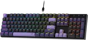Redragon K556 HE Rapid Trigger Gaming Keyboard, 100% 104 Keys Wired Mechanical Keyboard w/Hyper-Fast Actuation, Dedicated Hall Effect Magnetic Switch, 2-Layer Noise Dampening, Original Aluminum Base Redragon K556 HE Rapid Trigger Gaming Keyboard, 100% 104 Keys Wired Mechanical Keyboard w/Hyper-Fast Actuation, Dedicated Hall Effect Magnetic Switch, 2-Layer Noise Dampening, Original Aluminum Base