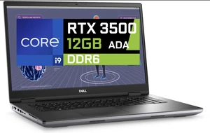 Dell Precision 7780 Mobile Workstation 17.3" FHD Laptop, Intel Core i9-13950HX, 128GB CAMM RAM, 1TB NVMe SSD, NVIDIA RTX ADA 3500 12GB, HDMI, USB-C, Wi-Fi, BT - Windows 11 Pro - AI Copilot, Grey Dell Precision 7780 Mobile Workstation 17.3" FHD Laptop, Intel Core i9-13950HX, 128GB CAMM RAM, 1TB NVMe SSD, NVIDIA RTX ADA 3500 12GB, HDMI, USB-C, Wi-Fi, BT - Windows 11 Pro - AI Copilot, Grey