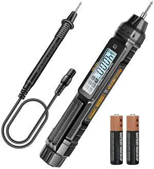 Pen Type Digital Multimeter 4000Count AC/DC Voltage Tester, Professional Current Meter, Non-Contact Voltmeter Sensor,Live Wire Detection,Resistance, Continuity, Capacitance, and Diode Testing Pen Type Digital Multimeter 4000Count AC/DC Voltage Tester, Professional Current Meter, Non-Contact Voltmeter Sensor,Live Wire Detection,Resistance, Continuity, Capacitance, and Diode Testing