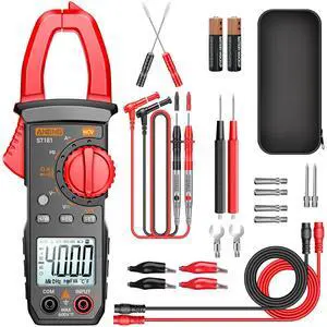 Digital Clamp Meter Multimeter Tester 4000 Counts with NCV Amp Ohm Volt Measures AC Current, AC/DC Voltage,Capacitance, Resistance, Diodes, Continuity Frequency Backlight Electrican Tools Digital Clamp Meter Multimeter Tester 4000 Counts with NCV Amp Ohm Volt Measures AC Current, AC/DC Voltage,Capacitance, Resistance, Diodes, Continuity Frequency Backlight Electrican Tools