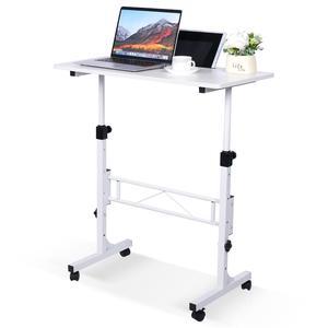 Stander EZ Swivel Overbed Table - Adjustable Medical Bed Tray With Cup Holder & Tablet Stand
