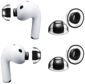 XELASTEC 2 AirPods Pro 3 Ear Tips Replacement Body-Heat Adaptive Material, Seamless Seal, 12-Hole Micro Filter, Secure Fit Anti-Slip Earbud Tips, AirPod Pro Replacement Tips (L) XELASTEC 2 AirPods Pro 3 Ear Tips Replacement Body-Heat Adaptive Material, Seamless Seal, 12-Hole Micro Filter, Secure Fit Anti-Slip Earbud Tips, AirPod Pro Replacement Tips (L)