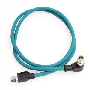 Eonvic Cat-7e High Flex Cable Cognex Industrial Camera Ethernet M12 Right Angle X Code 8 Pin Male to RJ45 Cable 1M Eonvic Cat-7e High Flex Cable Cognex Industrial Camera Ethernet M12 Right Angle X Code 8 Pin Male to RJ45 Cable 1M