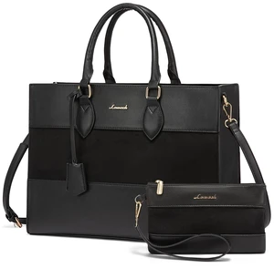 LOVEVOOK Laptop Tote Bag for Women, Work Totes Business Office Computer Briefcase with Clutch Purse LOVEVOOK Laptop Tote Bag for Women, Work Totes Business Office Computer Briefcase with Clutch Purse