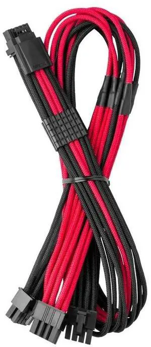 CableMod RT-Series Pro ModFlex Sleeved 12V-2x6 12VHPWR StealthSense PCIe Cable for ASUS/Seasonic/Phanteks (Black + Red, 16-pin to Triple 8-pin, 60cm) CableMod RT-Series Pro ModFlex Sleeved 12V-2x6 12VHPWR StealthSense PCIe Cable for ASUS/Seasonic/Phanteks (Black + Red, 16-pin to Triple 8-pin, 60cm)