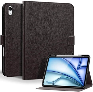 Thryxop Genuine Leather Case for iPad Air 11" M4 2026/M3 2025/M2 2024, 5th/4th Gen 10.9" ^^ with Pencil Holder and Adjustable Stand, Magnetic Closure, Auto Wake/Sleep Cover ^^ Dark Brown Thryxop Genuine Leather Case for iPad Air 11" M4 2026/M3 2025/M2 2024, 5th/4th Gen 10.9" ^^ with Pencil Holder and Adjustable Stand, Magnetic Closure, Auto Wake/Sleep Cover ^^ Dark Brown