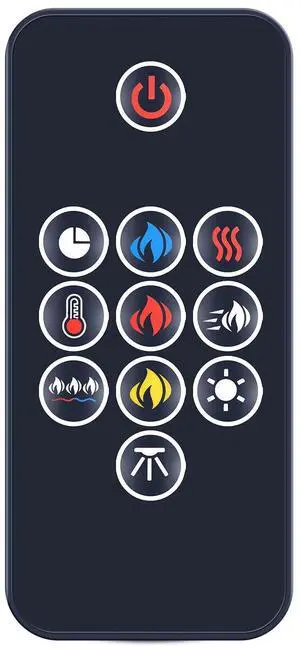 RETROSUN Replacement Remote Control for Napoleon Electric Fireplace 190-0136-SER NEFVC32H NEFVC38H NEFB50H-SV NEFB60H-SV NEFP32-5019W RETROSUN Replacement Remote Control for Napoleon Electric Fireplace 190-0136-SER NEFVC32H NEFVC38H NEFB50H-SV NEFB60H-SV NEFP32-5019W