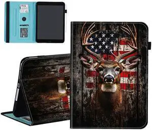 smauncucn Case for Samsung Galaxy Tab S9 FE 5G 10.9 Inch/Tab S9 11 Inch 2023,Wallet PU Leather Folio Cover Multi-Angle Stand with Auto Wake/Sleep,Rustic American Flag Deer smauncucn Case for Samsung Galaxy Tab S9 FE 5G 10.9 Inch/Tab S9 11 Inch 2023,Wallet PU Leather Folio Cover Multi-Angle Stand with Auto Wake/Sleep,Rustic American Flag Deer