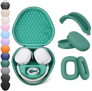 for Airpods Max Case Cover,Smart Case with Sleep Mode Made by Air pods,Compatible with Apple Air Pods Max,Protective Carry Travel Cover AirPods Pro Max Cases,Headphone,Forest Green+Green for Airpods Max Case Cover,Smart Case with Sleep Mode Made by Air pods,Compatible with Apple Air Pods Max,Protective Carry Travel Cover AirPods Pro Max Cases,Headphone,Forest Green+Green