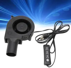 DAUERHAFT 97mm PC Cooling Fan , 5V USB Brushless Blower Cooling Fan , 3800 RPM 22 CFM Computer Cooling Fan with Speed Control , for PC Electronics 3D Printer DAUERHAFT 97mm PC Cooling Fan , 5V USB Brushless Blower Cooling Fan , 3800 RPM 22 CFM Computer Cooling Fan with Speed Control , for PC Electronics 3D Printer