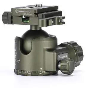 Sunwayfoto XB-44DLG 44mm Low Profile High Locking Strength Tripod Ball Head w Arca Compatible Duo Lever QR Clamp Sunwayfoto XB-44DLG 44mm Low Profile High Locking Strength Tripod Ball Head w Arca Compatible Duo Lever QR Clamp