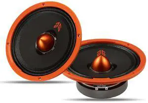 Guooreat MX65E1 Loudspeaker 6.5 Inch Midrange 400 Watts 6 Ohms Orange Bullet, Premium Quality Audio Door Speakers for Car or Truck Stereo Sound System, Orange (2 Speakers) Guooreat MX65E1 Loudspeaker 6.5 Inch Midrange 400 Watts 6 Ohms Orange Bullet, Premium Quality Audio Door Speakers for Car or Truck Stereo Sound System, Orange (2 Speakers)