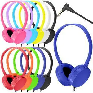 Wensdo Kids Bulk Headphones 12 Pack for Classroom School, Wholesale Durable Wired Earphones Class Room for Student Children Teens Boys Girls, HD Sound 3.5mm Jack (HY104,12 Mixed) Wensdo Kids Bulk Headphones 12 Pack for Classroom School, Wholesale Durable Wired Earphones Class Room for Student Children Teens Boys Girls, HD Sound 3.5mm Jack (HY104,12 Mixed)