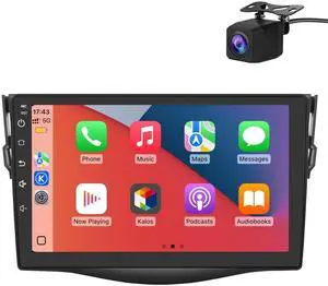 Junsun 5G WiFi 64G ROM Car Radio Stereo for Toyota RAV4 2006-2012 Built in Carplay/Android Auto 9 inch Head Unit with DSP BT GPS FM WiFi with HD 1080P Backup Camera Junsun 5G WiFi 64G ROM Car Radio Stereo for Toyota RAV4 2006-2012 Built in Carplay/Android Auto 9 inch Head Unit with DSP BT GPS FM WiFi with HD 1080P Backup Camera