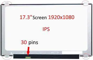 FULLCOM 17.3 inch Replacement Screen Compatible N173HCE-E31 1080P FHD IPS FULLCOM 17.3 inch Replacement Screen Compatible N173HCE-E31 1080P FHD IPS