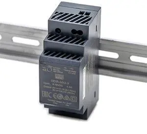 DDR-30G-5 30W 5V 6A DIN Rail Mount Power Supply - Industrial Power Supply, High Efficiency DC-DC Converter for Factory Automation, Process Control, Robotics DDR-30G-5 30W 5V 6A DIN Rail Mount Power Supply - Industrial Power Supply, High Efficiency DC-DC Converter for Factory Automation, Process Control, Robotics