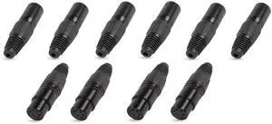 Crystal Pilot Ten (10) Female XLR5 Plugs Crystal Pilot Ten (10) Female XLR5 Plugs