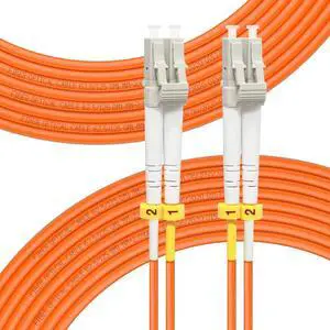 FLYPROFiber- 30M OM1 LC to LC Fiber Patch Cable, Length Options: 0.2m-100m, 1GB Duplex 62.5/125um Multimode Fiber Optic Cable Cord LSZH 30Meter(98ft) FLYPROFiber- 30M OM1 LC to LC Fiber Patch Cable, Length Options: 0.2m-100m, 1GB Duplex 62.5/125um Multimode Fiber Optic Cable Cord LSZH 30Meter(98ft)