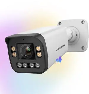 VIKYLILN 5MP Full Color PoE IP Varifocal Bullet Camera Outdoor,5xOptical Zoom IP Camera 2.7~13.5mm Motorized Lens,Smart Dual Light, 2- Way Audio,SD256GB,AI Human/Vehicle Detection VIKYLILN 5MP Full Color PoE IP Varifocal Bullet Camera Outdoor,5xOptical Zoom IP Camera 2.7~13.5mm Motorized Lens,Smart Dual Light, 2- Way Audio,SD256GB,AI Human/Vehicle Detection
