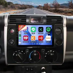 4+64G Car Radio for Toyota FJ Cruiser 2006-2020 Wireless Carplay Android Car Stereo, 9 Inch Touschscreen with Android Auto 5G WiFi GPS Navigation AHD Backup Camera FM RDS Radio Receiver 4+64G Car Radio for Toyota FJ Cruiser 2006-2020 Wireless Carplay Android Car Stereo, 9 Inch Touschscreen with Android Auto 5G WiFi GPS Navigation AHD Backup Camera FM RDS Radio Receiver