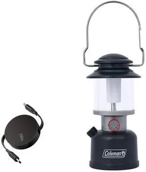 BoxWave Cable Compatible with Coleman Classic Recharge 800 Lumens LED Lantern - PD miniSync (240W), Retractable PD 240W Portable USB Type-C Cable - Jet Black BoxWave Cable Compatible with Coleman Classic Recharge 800 Lumens LED Lantern - PD miniSync (240W), Retractable PD 240W Portable USB Type-C Cable - Jet Black