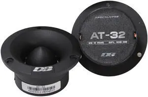 Pair of 3" 35W RMS 4-ohm Tweeters by Deaf Bonce Pair of 3" 35W RMS 4-ohm Tweeters by Deaf Bonce