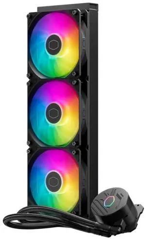 MasterLiquid ML360 Core 360mm AIO,Liquid Cooler,120mm ARGB&PWM Fans, 360mm Radiator for AMD Ryzen AM5/AM4/AM3, Intel LGA1700/1200/115X MasterLiquid ML360 Core 360mm AIO,Liquid Cooler,120mm ARGB&PWM Fans, 360mm Radiator for AMD Ryzen AM5/AM4/AM3, Intel LGA1700/1200/115X