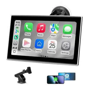 Carplay Screen for Car7" Portable Wireless Carplay & Android Auto - HD Touchscreen Car Play with Bluetooth, Mirror Link, Live Map,Voice Control, FM Transmit (Silver) Carplay Screen for Car7" Portable Wireless Carplay & Android Auto - HD Touchscreen Car Play with Bluetooth, Mirror Link, Live Map,Voice Control, FM Transmit (Silver)