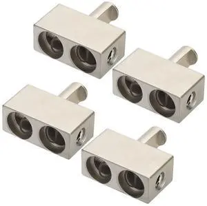 4pcs Car Audio Power/Ground Dual 1/0 Gauge To 1/0 Gauge Offset Amp Input Reducers 4pcs Car Audio Power/Ground Dual 1/0 Gauge To 1/0 Gauge Offset Amp Input Reducers