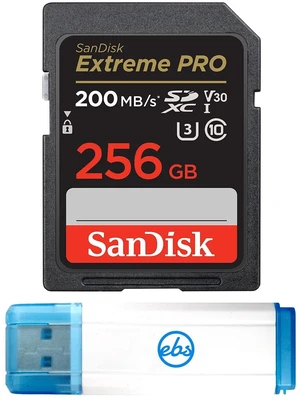 SanDisk 256GB Extreme Pro SDXC UHS-I Memory Card Works with Canon Cameras SanDisk 256GB Extreme Pro SDXC UHS-I Memory Card Works with Canon Cameras