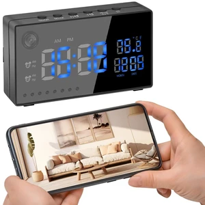isekurity WiFi Security Hidden Camera 1080P Alarm Clock Spy Camera-No Sound isekurity WiFi Security Hidden Camera 1080P Alarm Clock Spy Camera-No Sound