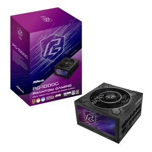 ASRock Phantom Gaming PG-1000G 1000W Power Supply Individual Braided Pattern 10 Years Warranty Enthusiast Gamers Fully Modular Japanese Capacitor 80 Plus Gold Cybenetics ATX3.1 PCIe5.1 12V-2x6 Cable ASRock Phantom Gaming PG-1000G 1000W Power Supply Individual Braided Pattern 10 Years Warranty Enthusiast Gamers Fully Modular Japanese Capacitor 80 Plus Gold Cybenetics ATX3.1 PCIe5.1 12V-2x6 Cable
