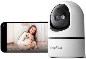 LongPlus 4K 8MP Indoor Security Camera, Pan Tilt Wi-Fi Pet Baby Monitor LongPlus 4K 8MP Indoor Security Camera, Pan Tilt Wi-Fi Pet Baby Monitor