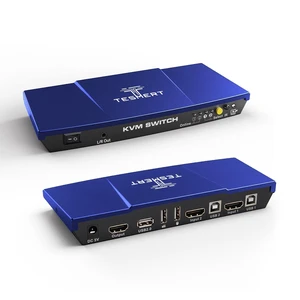 TESMERT HDMI 4K@60Hz KVM Switch 1 Monitor 2 Computers EDID HDR10 HDCP 2.2 TESMERT HDMI 4K@60Hz KVM Switch 1 Monitor 2 Computers EDID HDR10 HDCP 2.2