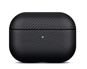 LOPIE Case for AirPods Pro 2 - Carbon Fiber Style PU Leather - Black LOPIE Case for AirPods Pro 2 - Carbon Fiber Style PU Leather - Black